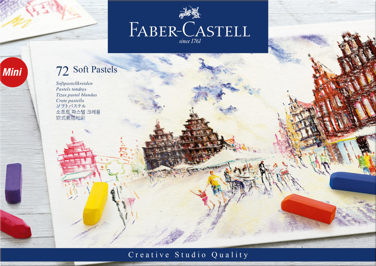 CREIOANE PASTEL SOFT MINI 72 CULORI FABER-CASTELL CREIOANE PASTEL SOFT MINI 72 CULORI FABER-CASTELL